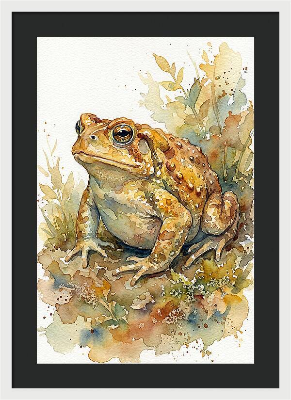 Golden Toad In Nature