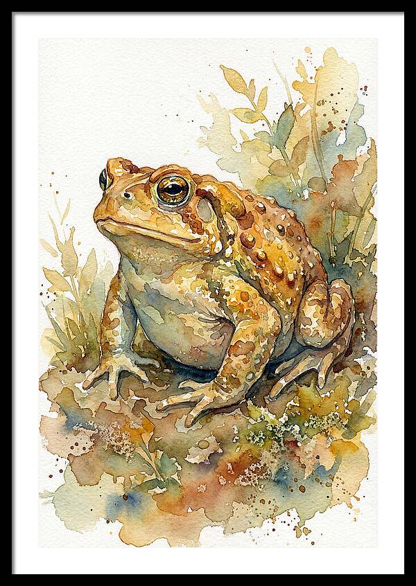 Golden Toad In Nature