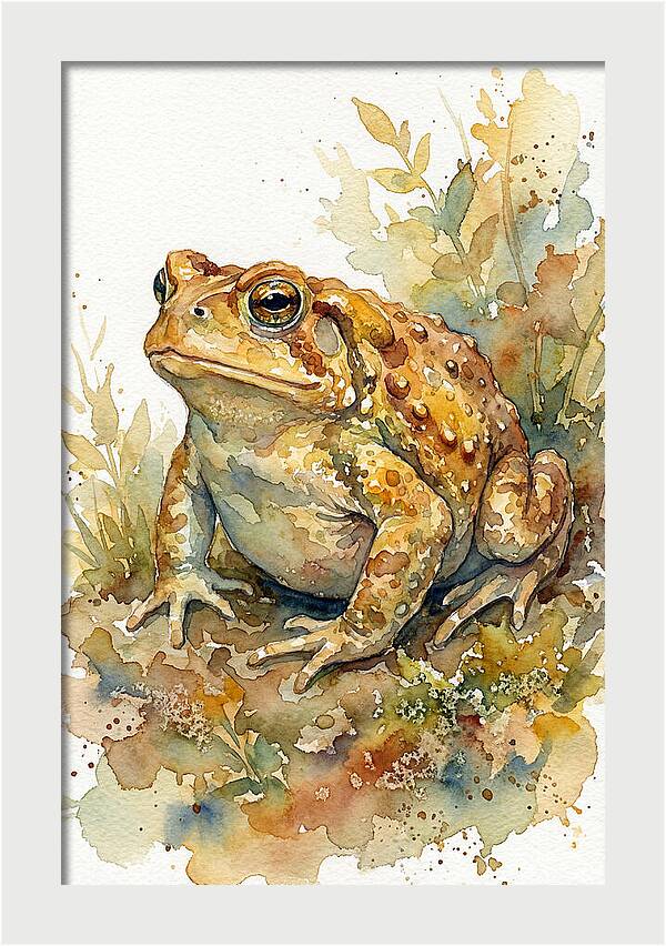 Golden Toad In Nature