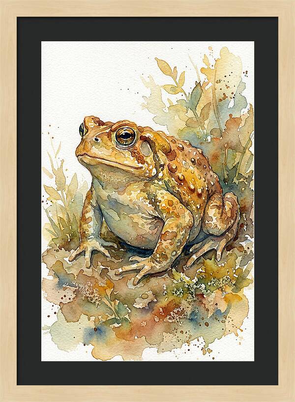 Golden Toad In Nature
