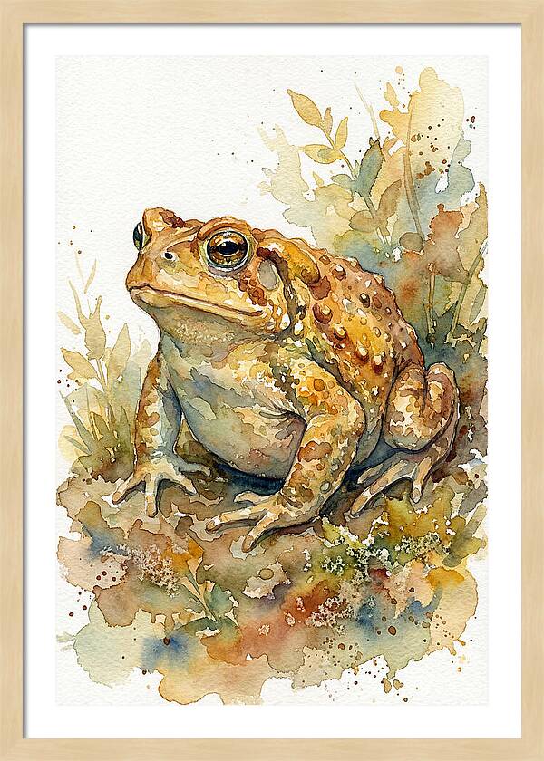 Golden Toad In Nature