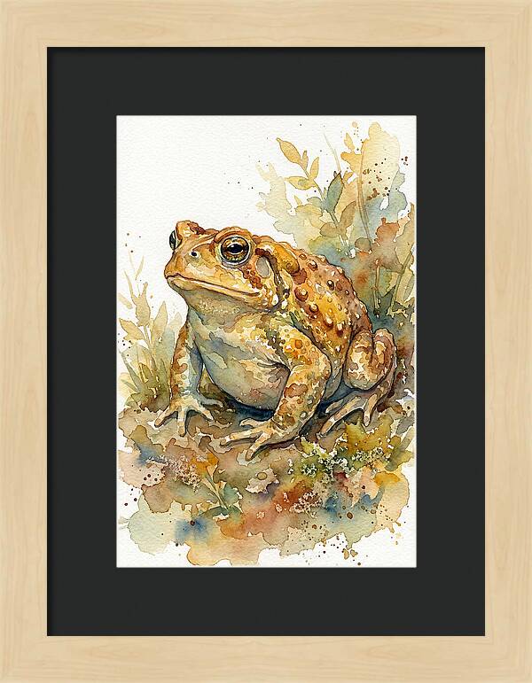 Golden Toad In Nature