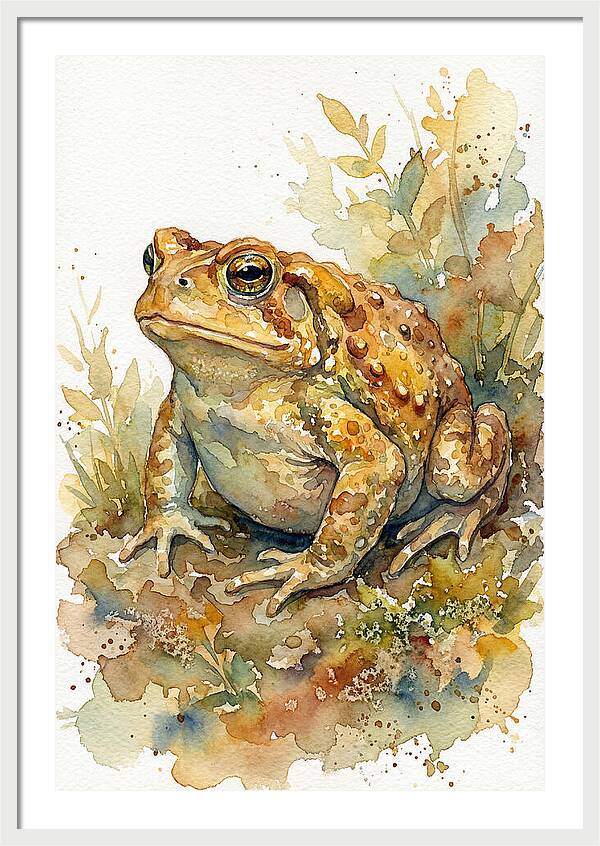 Golden Toad In Nature