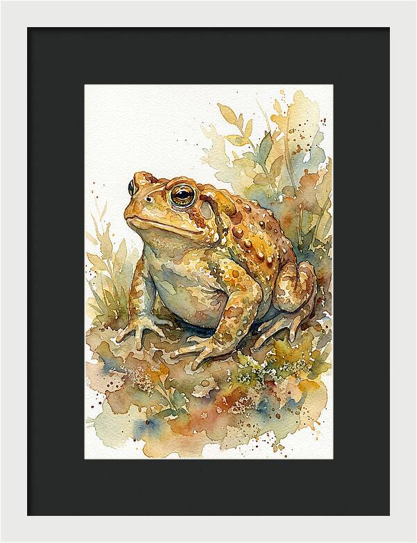 Golden Toad In Nature