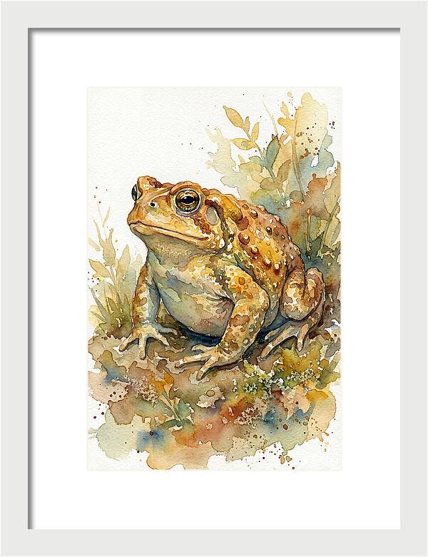 Golden Toad In Nature