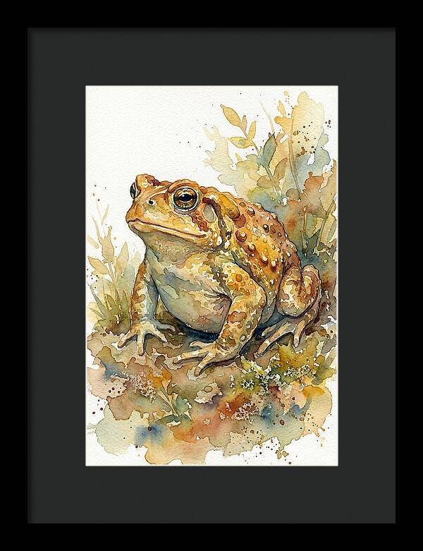 Golden Toad In Nature