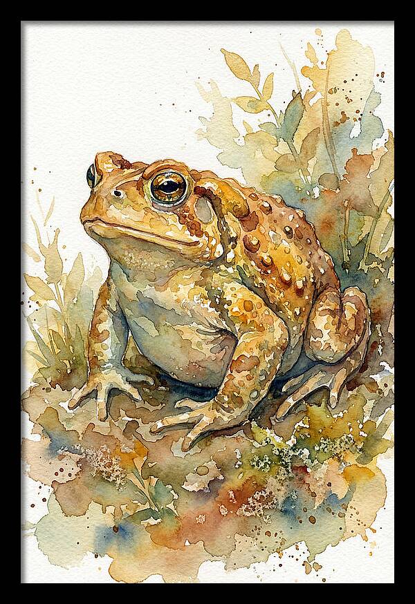 Golden Toad In Nature