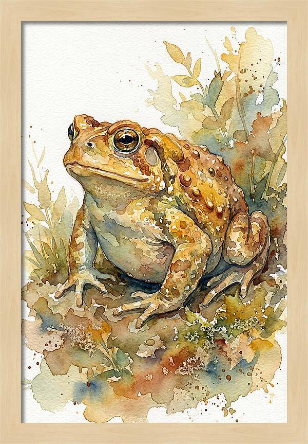 Golden Toad In Nature