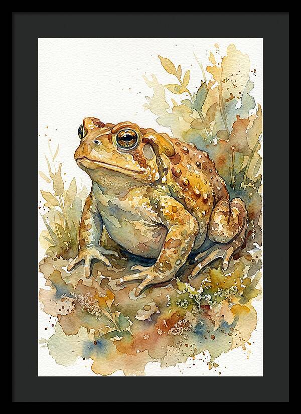 Golden Toad In Nature