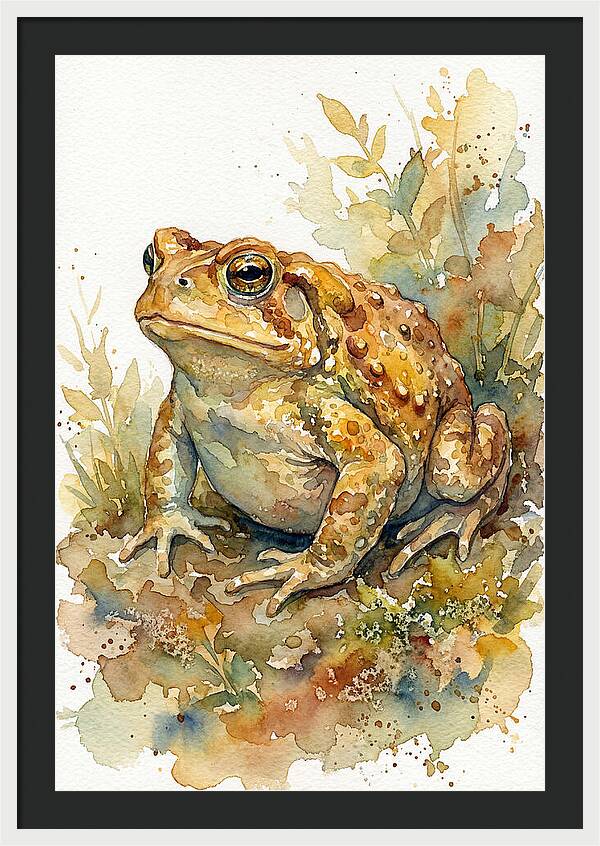 Golden Toad In Nature