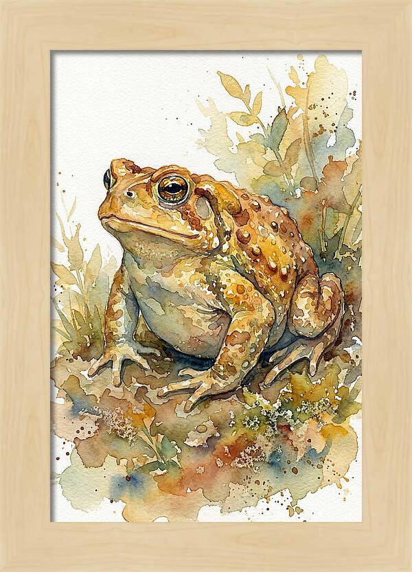 Golden Toad In Nature