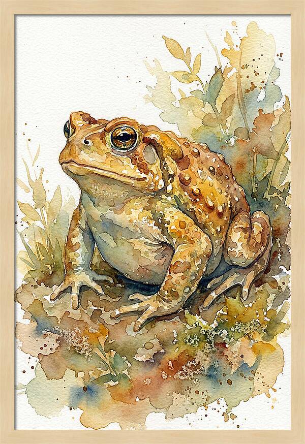 Golden Toad In Nature