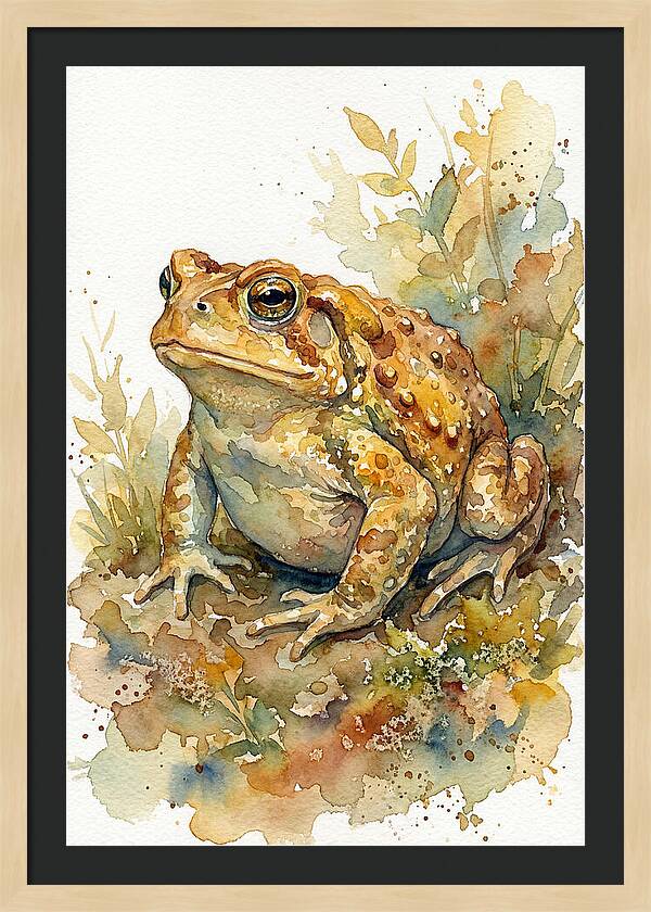 Golden Toad In Nature