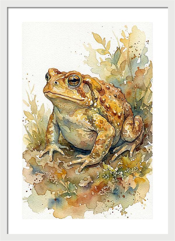Golden Toad In Nature