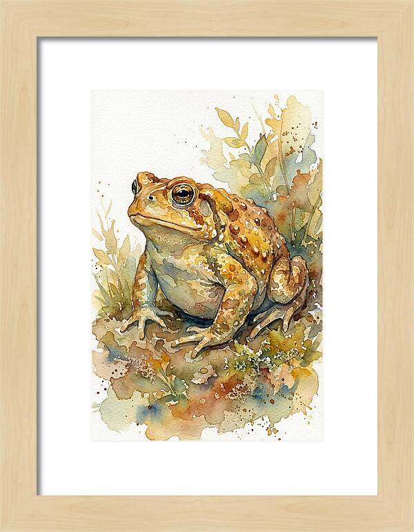 Golden Toad In Nature