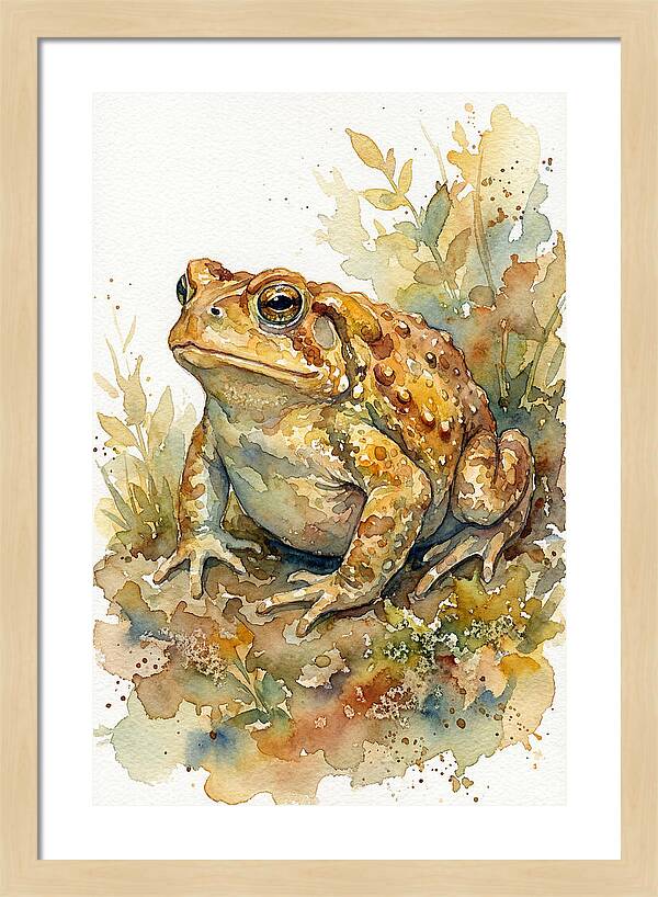 Golden Toad In Nature