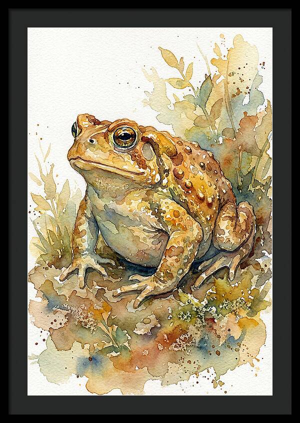 Golden Toad In Nature