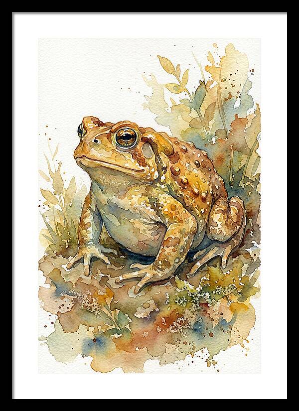 Golden Toad In Nature