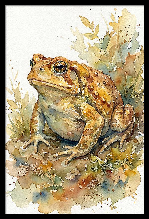 Golden Toad In Nature