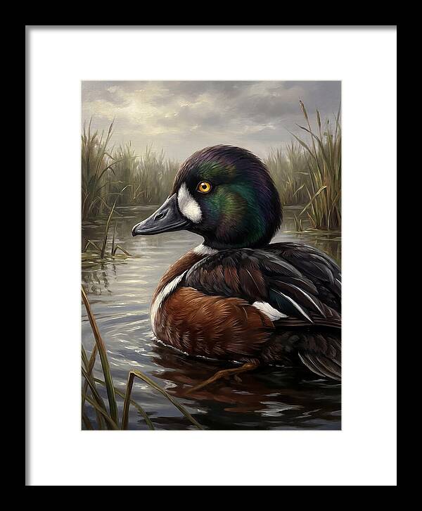 Goldeneye Duck In Serenity