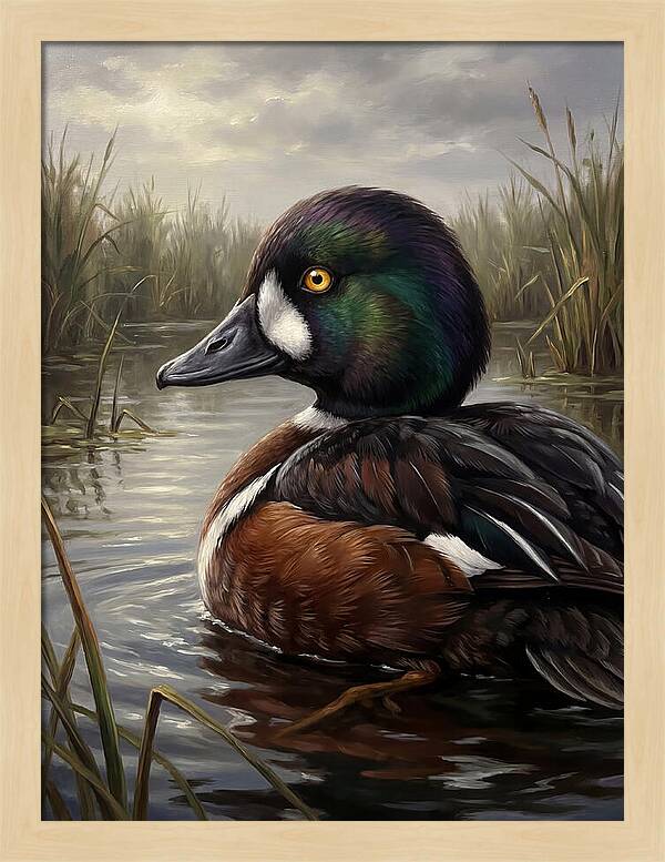 Goldeneye Duck In Serenity