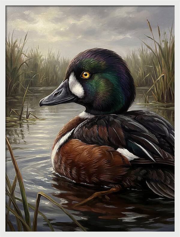 Goldeneye Duck In Serenity