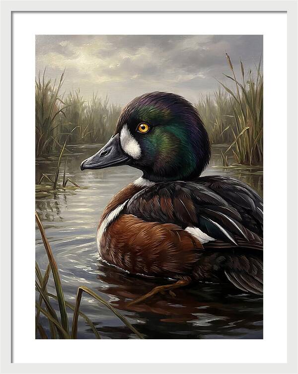 Goldeneye Duck In Serenity