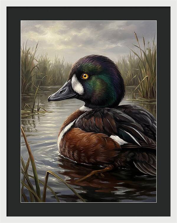 Goldeneye Duck In Serenity