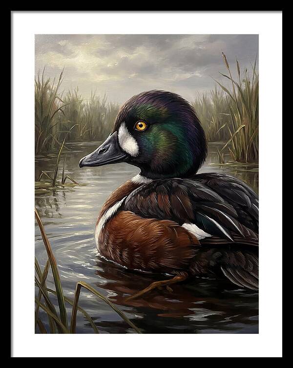 Goldeneye Duck In Serenity
