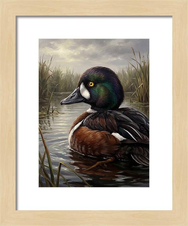 Goldeneye Duck In Serenity