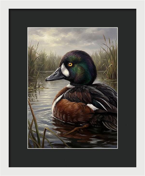 Goldeneye Duck In Serenity
