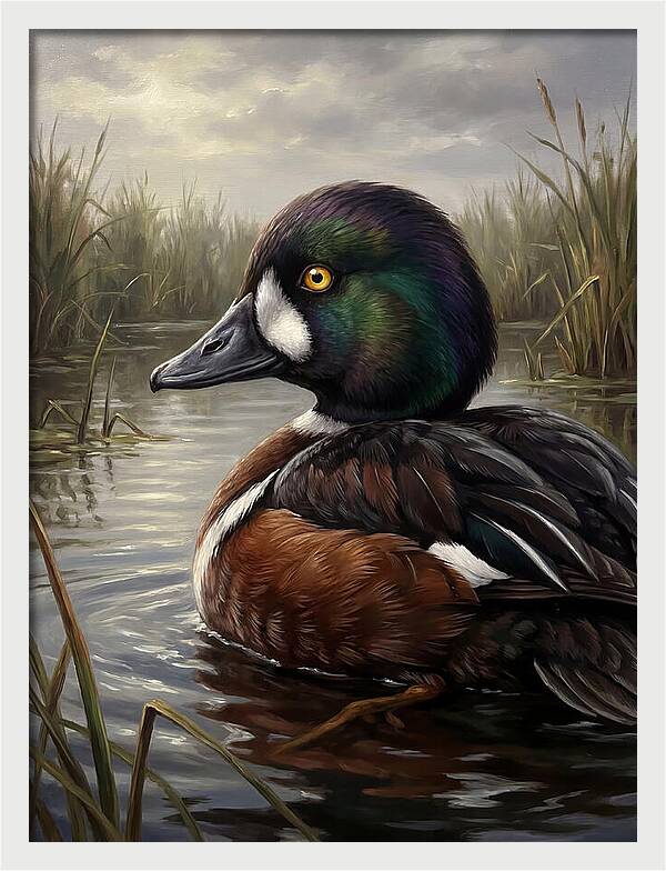 Goldeneye Duck In Serenity