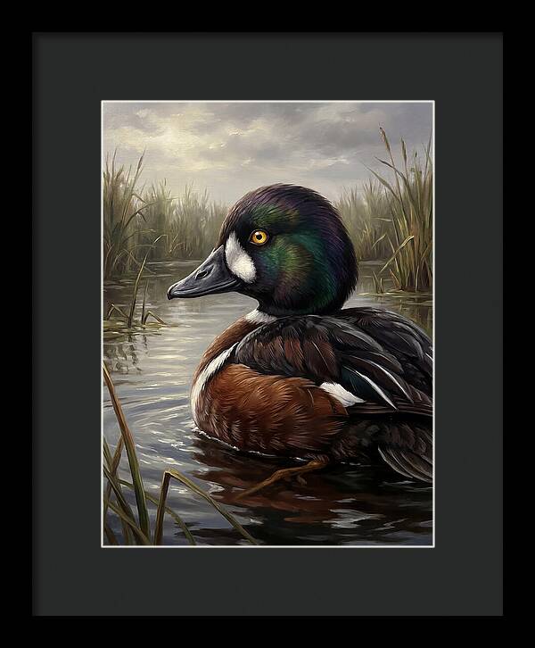 Goldeneye Duck In Serenity