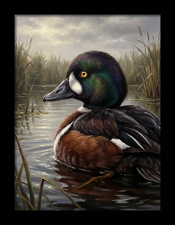 Goldeneye Duck In Serenity