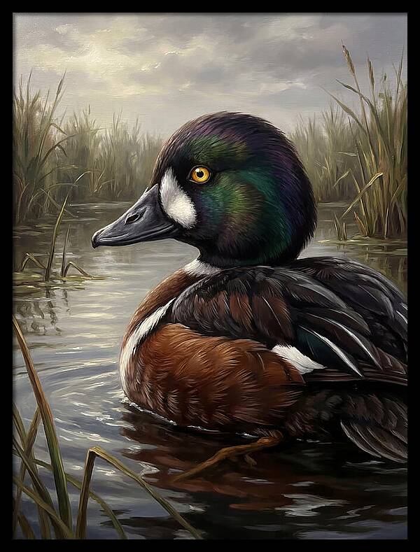 Goldeneye Duck In Serenity
