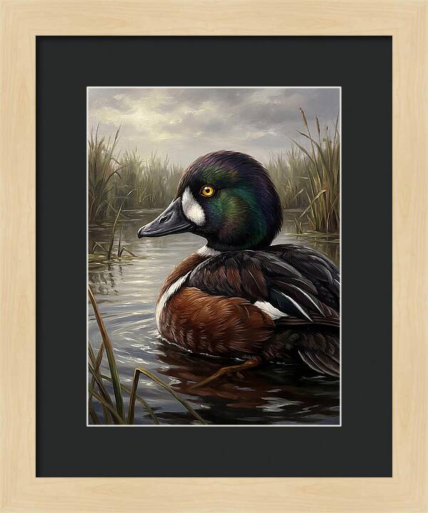 Goldeneye Duck In Serenity