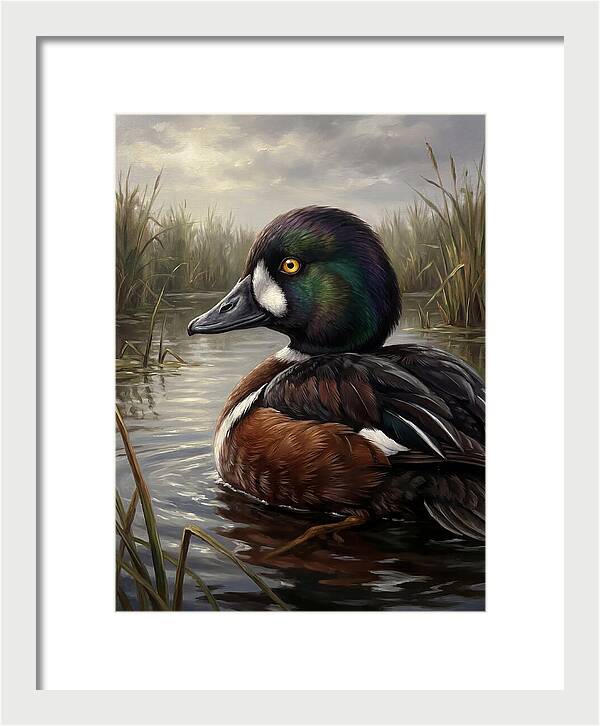 Goldeneye Duck In Serenity