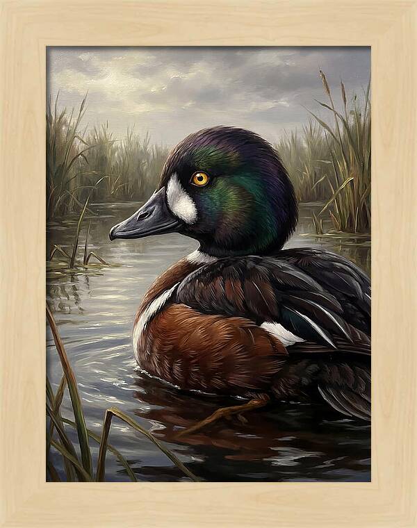 Goldeneye Duck In Serenity