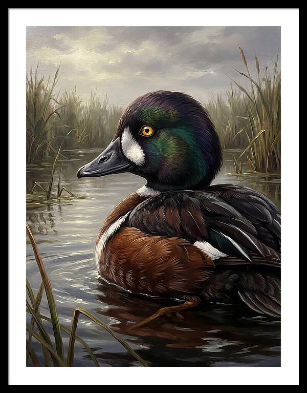 Goldeneye Duck In Serenity