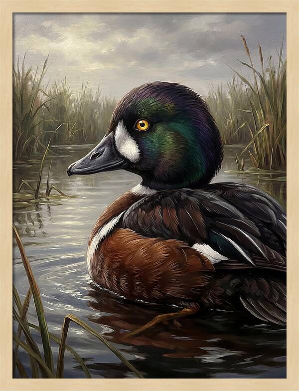 Goldeneye Duck In Serenity