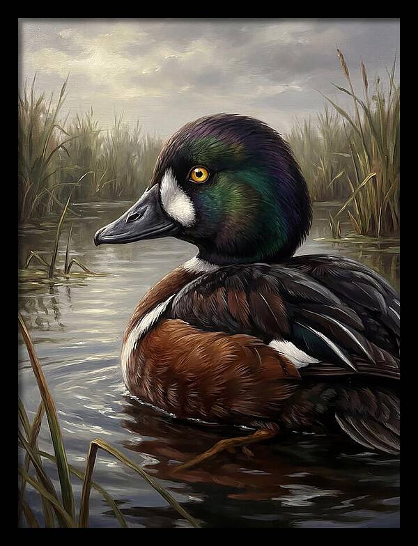 Goldeneye Duck In Serenity