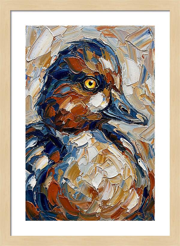 Goldeneye Duck Portrait