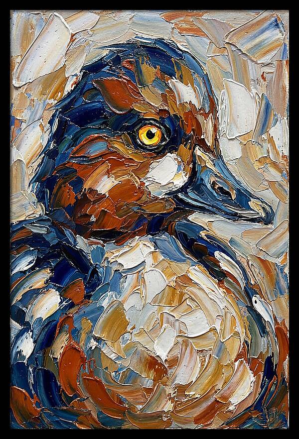 Goldeneye Duck Portrait