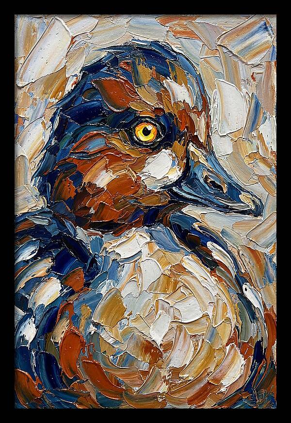 Goldeneye Duck Portrait