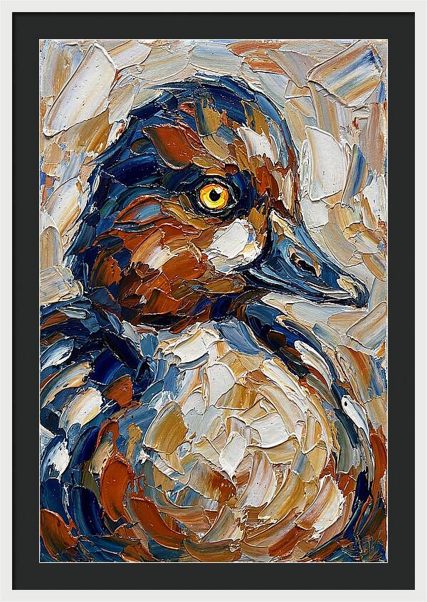 Goldeneye Duck Portrait