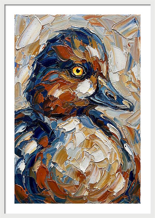 Goldeneye Duck Portrait