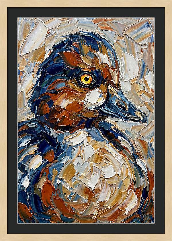 Goldeneye Duck Portrait