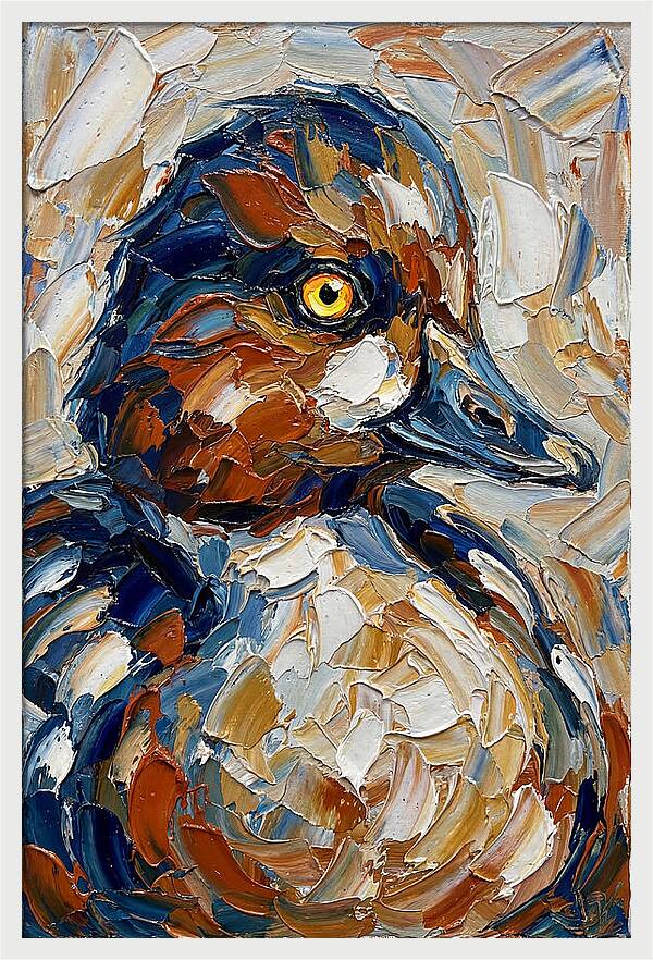 Goldeneye Duck Portrait
