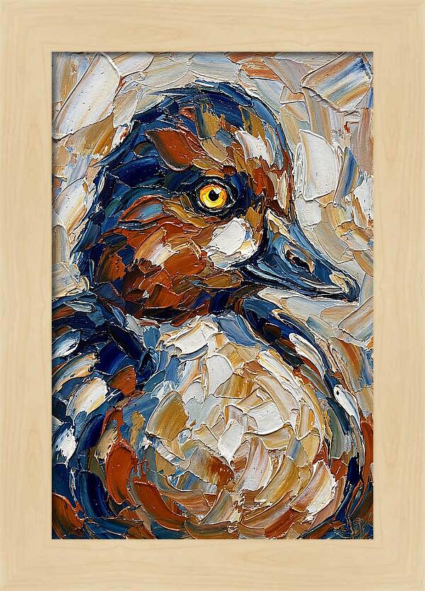 Goldeneye Duck Portrait