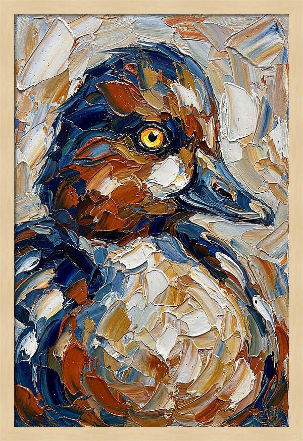 Goldeneye Duck Portrait